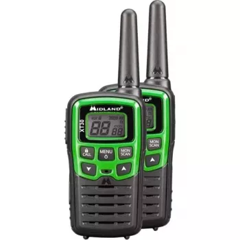 Midland XT30 2x PMR446 Two-Way Radio Set Green