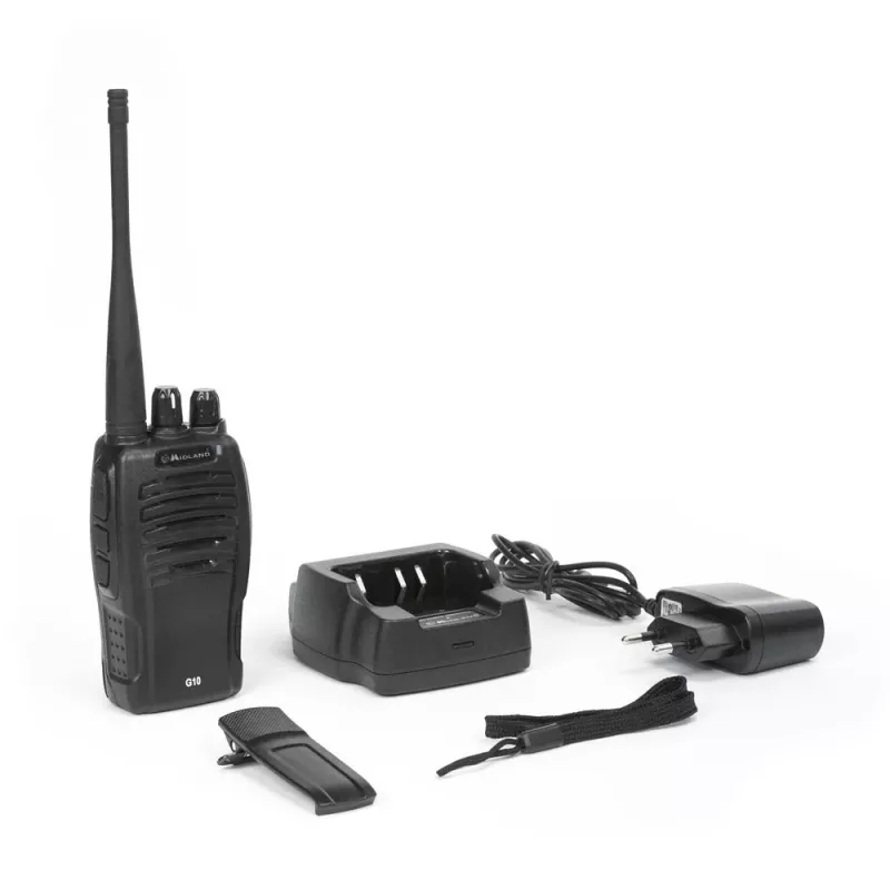 Midland G10 Pro PMR446 Two-Way Radio, Single Unit