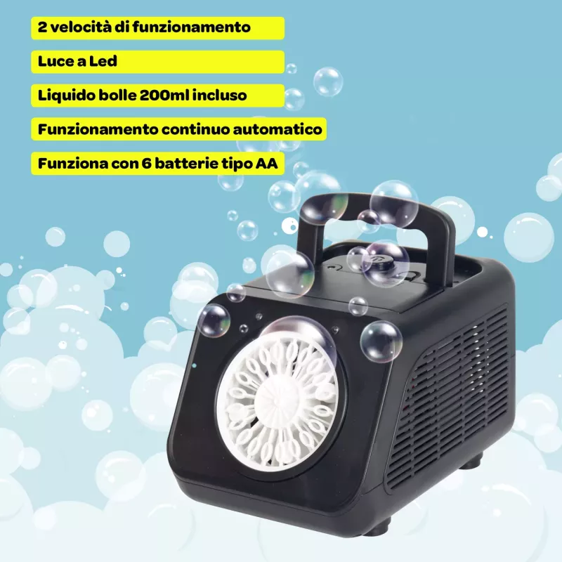 Koala Games G2500 Soap Bubble Machine - Blue/Green, Battery Operated, High-Volume Bubble Output