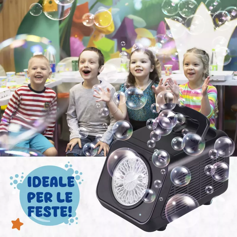 Koala Games G2500 Soap Bubble Machine - Blue/Green, Battery Operated, High-Volume Bubble Output