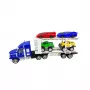 Koala Games G2591 Car Transporter Truck with 4 Die-Cast Cars