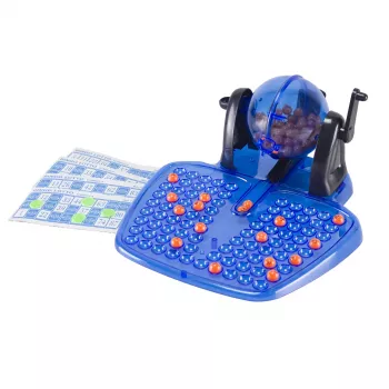 Koala Games G2592 Bingo Game - 75 Balls, 48 Cards, 150 Markers, Metal Cage, Family Fun