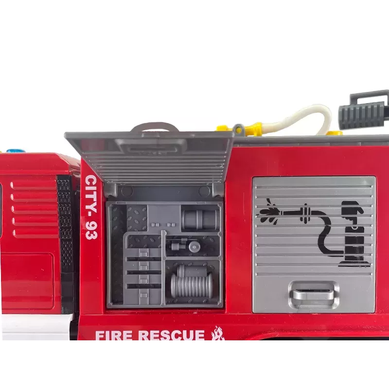 Koala Games G2594 Fire Engine Friction Powered Toy Truck with Lights and Sounds