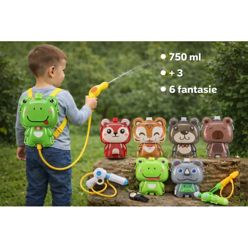 Koala Games G2658 Backpack Water Gun (Random)
