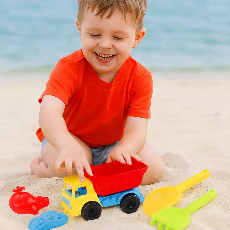 Koala Games G2669 Beach Set With Dump Truck And Accessories