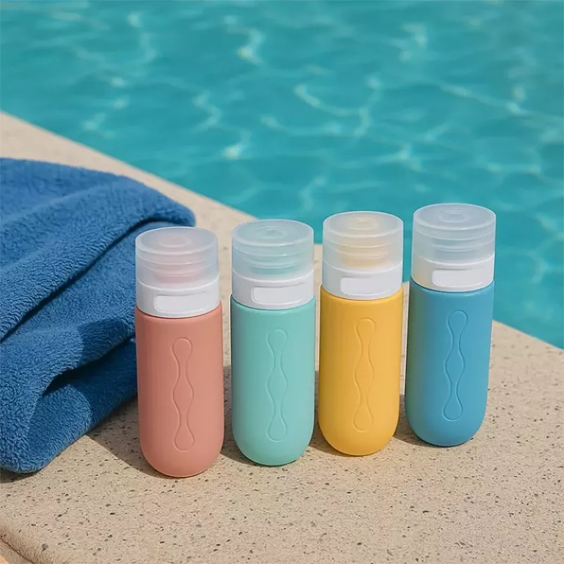 Beper C302AAC010 silicone travel bottle set