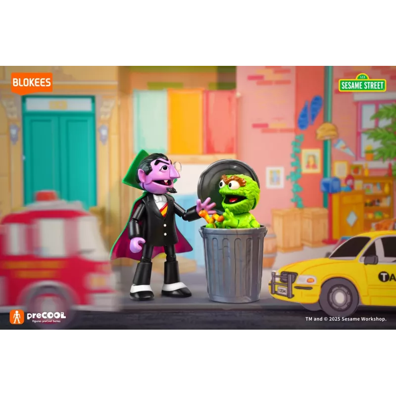 BLOKEES SESAME STREET FIGURES preCOOL S1 - COUNT VON COUNT Collectible Building Figure