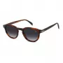 DAVID BECKHAM DB-1007-S-0CJ Men's Square Acetate Sunglasses Havana/Grey 49/24/145 mm