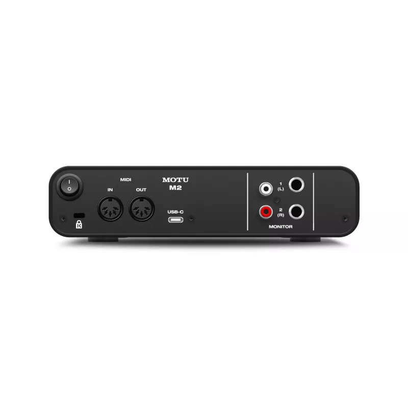 MOTU M2 USB-C Audio Interface 2x2 24-bit/192 kHz with MIDI I/O