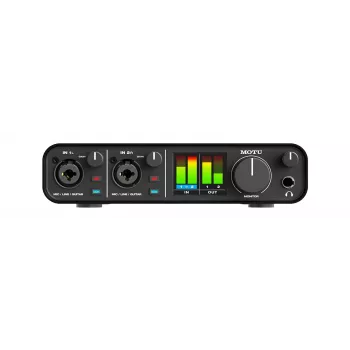 MOTU M2 USB-C Audio Interface 2x2 24-bit/192 kHz with MIDI I/O
