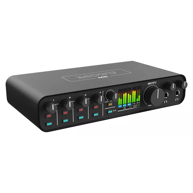 MOTU M6 Audio Interface - 6x4 USB-C with 4 Preamps, 192 kHz