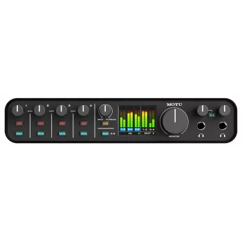 MOTU M6 Audio Interface - 6x4 USB-C with 4 Preamps, 192 kHz