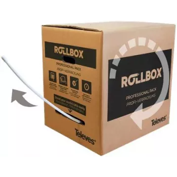 Coaxial Cable Televes T-100 PVC Eca Class A - 250m Pull Box