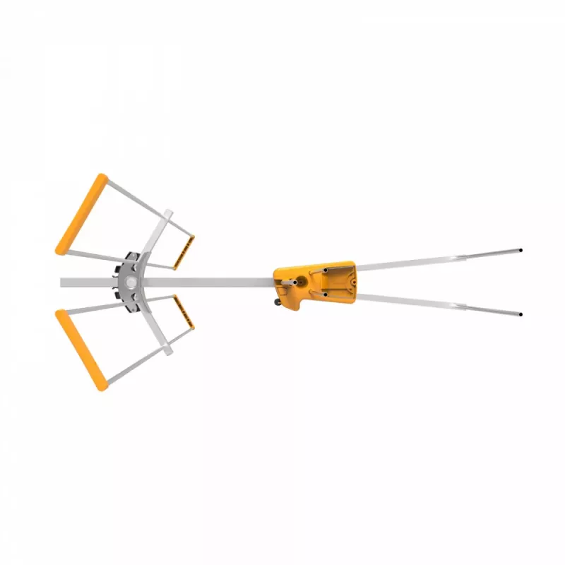 TELEVES Yagi V BIII VHF Antenna, 5 Elements, 174-230 MHz, 7.5 dBi, F-Type Connector, Outdoor, Black