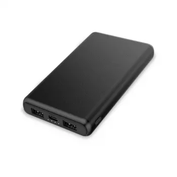 Contact Powerbank 10000mAh 10W with Cable USB-A USB-C Black