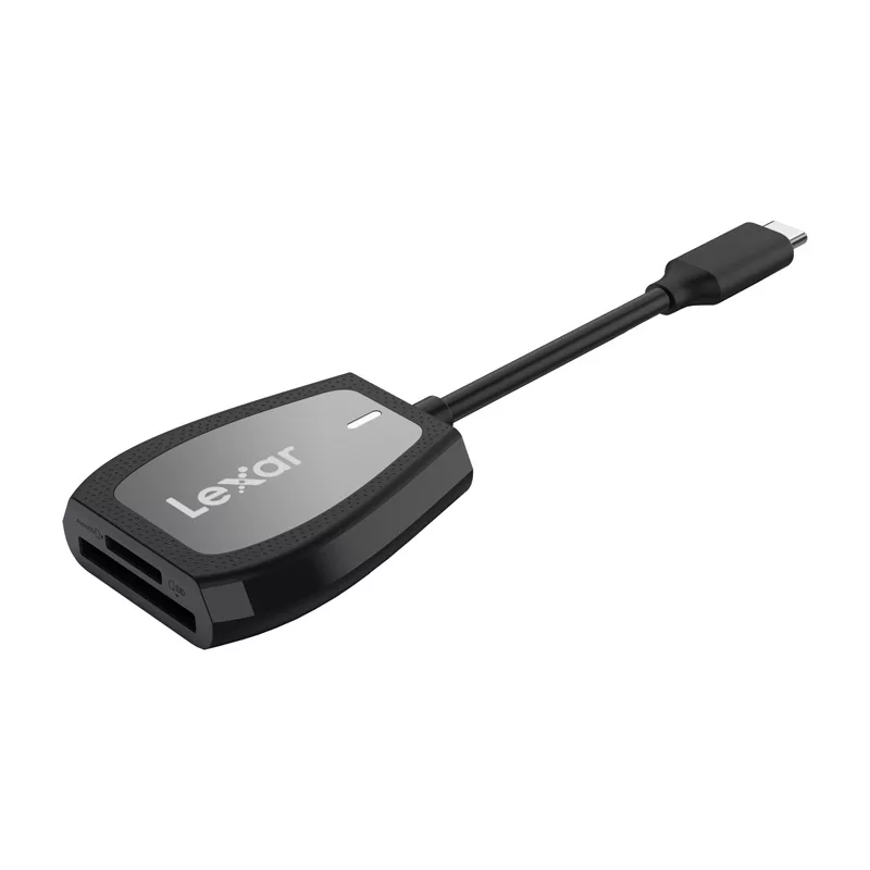 Lexar Dual-Slot SD/microSD Memory Card Reader, USB-C