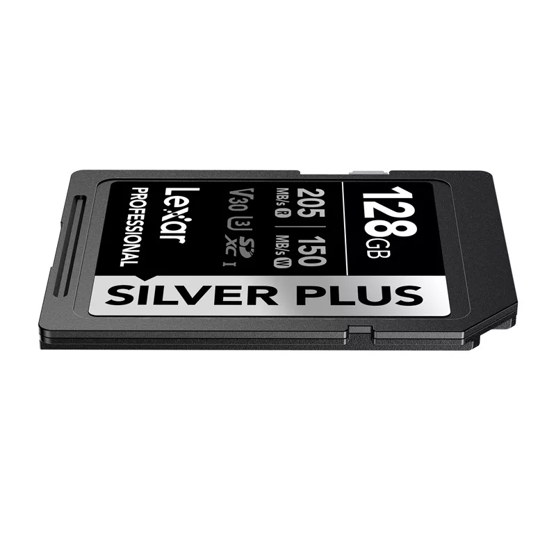 Lexar Professional SILVER PLUS SDXC 128GB Memory Card UHS-I U3 V30