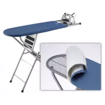 Jata RF8N Spare Cover For 848N Ironing Board - Cotton Cover with Foam Underlayer, Elastic Fastening, Heat Resistant, Steam Permeable, Washable