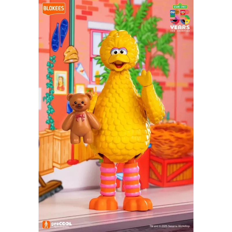 BLOKEES Sesame Street Figures preCOOL S2 - Big Bird Collectible Building Figure