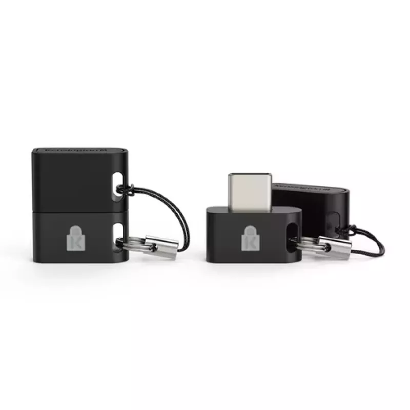 Kensington VeriMark IT 2.0 Fingerprint Reader - USB-A, FIDO2, Windows Hello, Black