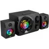 Rampage RMS-G8 25W Portable Bluetooth Speaker with RGB Lighting, TWS, FM Radio, Black