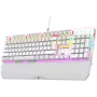 Rampage KB-R86 UMBRA Mechanical Keyboard, White, Outemu Blue Switches, RGB Backlight, USB Wired