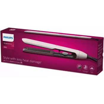 Philips 5000 Series BHS515/00 Hair Straightener, Warm White, 1.8 m Cord