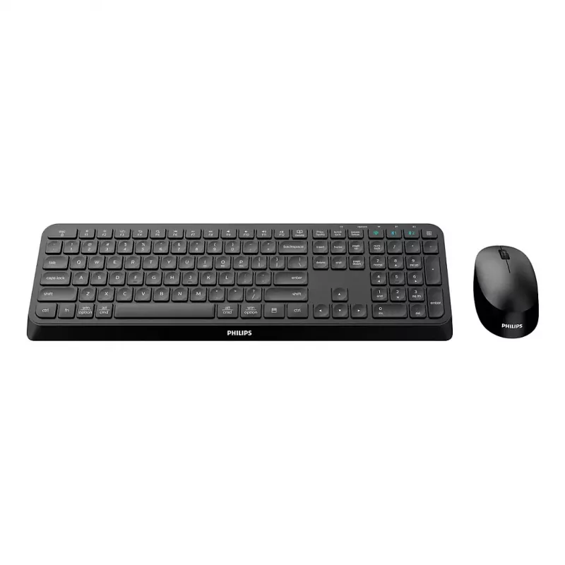 Philips 4000 Series RF Wireless + Bluetooth AZERTY Mouse and Keyboard Combo
