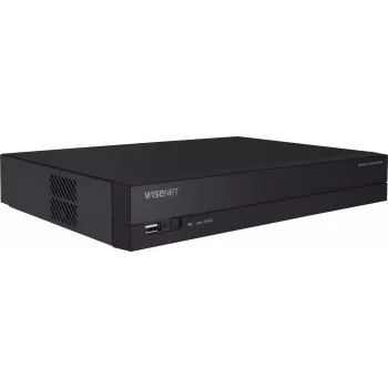 Hanwha Vision Network Video Recorder 8 IP Channels H.265 60Mbps without HDD HDMI PoE Switch