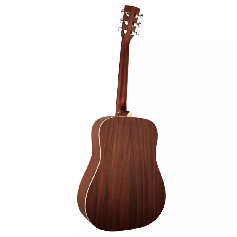 Cort Earth 70 BR Acoustic Guitar - Dreadnought, Solid Sitka Spruce Top, Mahogany Back & Sides, Natural Satin