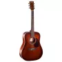Cort Earth 70 BR Acoustic Guitar - Dreadnought, Solid Sitka Spruce Top, Mahogany Back & Sides, Natural Satin