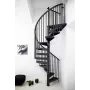 STAIRS RONDO Spiral Staircase Anthracite 12 Steps 269-300 cm