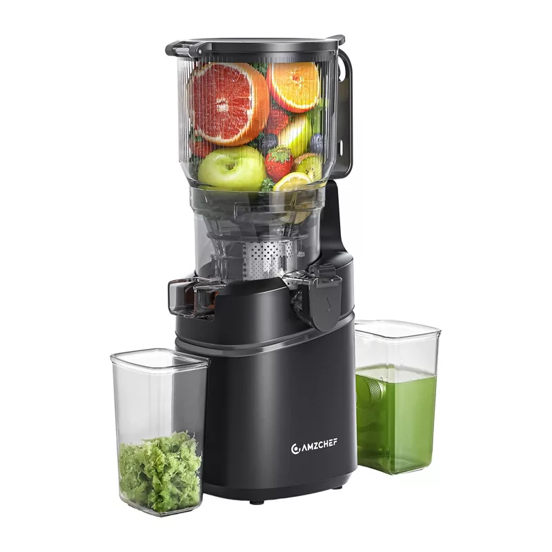 AMZCHEF SJ-036CBK Slow Juicer (Black)