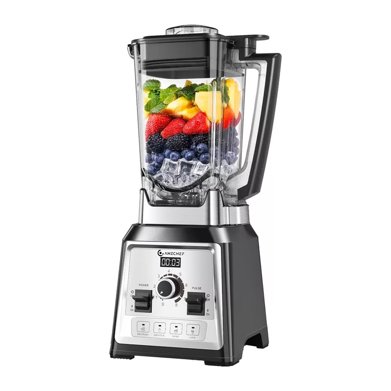 AMZCHEF CE-NY-8088MJD Jar Blender 2200W 2.0L Black