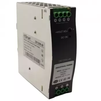 HISMART DR-120-48 DIN Rail Power Supply 48V 120W 2.5A