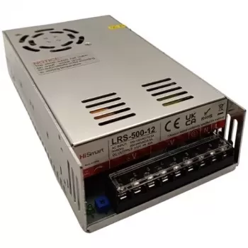 HISMART LRS-500-12 12V 40A 500W AC-DC Power Supply
