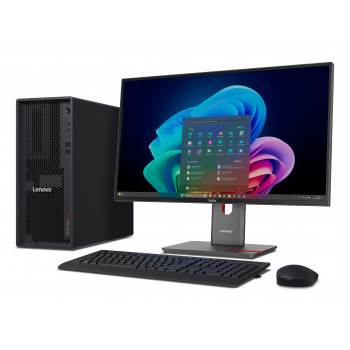 Lenovo ThinkStation P4 30KN Tower Workstation - AMD Ryzen 7 PRO 9755 3.8GHz, 64GB DDR5, 512GB NVMe SSD, NVIDIA RTX PRO 2000 16GB, Windows 11 Pro