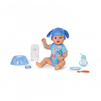ZAPF CREATION Baby born Jonas Click & Play 43cm Doll - Articulated Boy Doll with Accessories