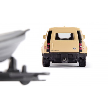 SIKU Blister Land Rover Defender Safari with Boat 1:55 Die-Cast Set