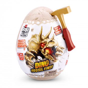Zuru Robo Alive Mini Dino Fossil Find - Excavation Kit with Collectible Dino Figure (Assorted)