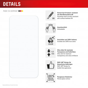 E.V.I. DISPLEX Smart Glass Screen Protector for Xiaomi 13T Pro / 13T – 9H Tempered Glass, Ultra-Clear, Easy-On Frame