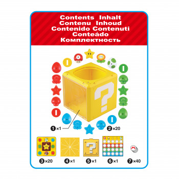 EPOCH Games Super Mario Question Block Stacking Game