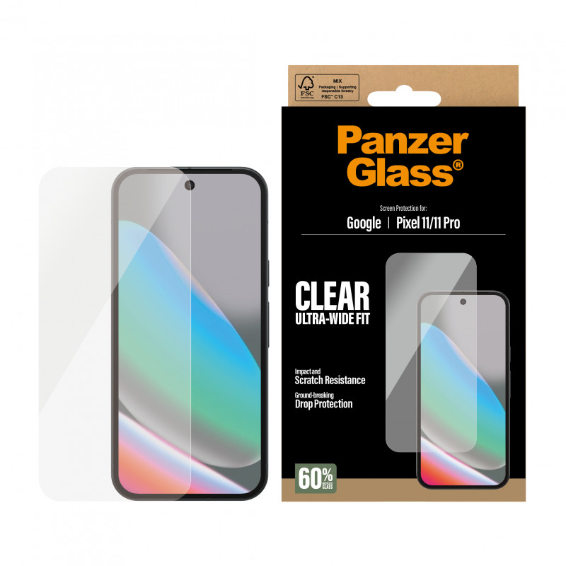 PanzerGlass Ultra-Wide Fit Screen Protector for Google Pixel 11 / 11 Pro