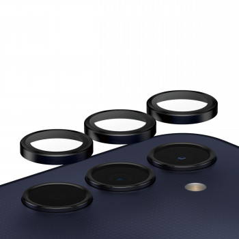 PanzerGlass Hoops Camera Lens Protector for Samsung Galaxy A25 5G - Black (3-Pack)