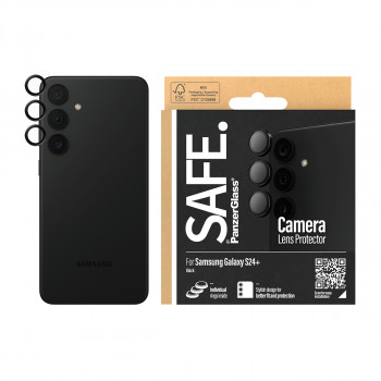 SAFE by PanzerGlass Hoops Camera Lens Protector for Samsung Galaxy S24+ (SM-S926B) - Black