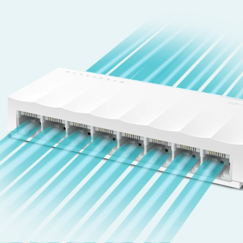 TP-Link TL-LS1008 8-Port 10/100Mbps Desktop Network Switch