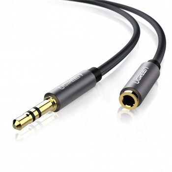 UGREEN AV118 3.5mm AUX Extension Cable 3m – Male to Female – Black