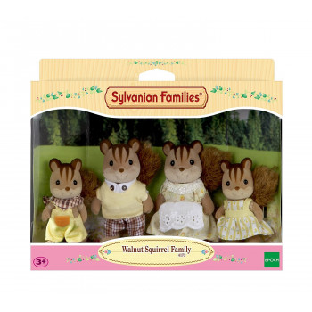 Epoch Sylvanian Families Walnut Squirrel Family Figure Set