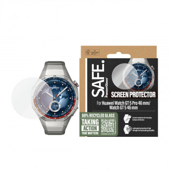 SAFE by PanzerGlass Tempered Glass Screen Protector for Huawei Watch GT 46mm / Pro 46mm