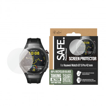 PanzerGlass SAFE Tempered Glass Screen Protector for Huawei Watch GT 5 Pro 42mm